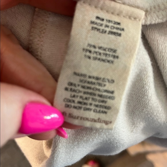 Soft Surroundings Soft Siesta Sweatshirt Tunic V-Neck Size Large - Picture 9 of 11